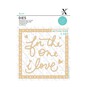 Xcut For the One I Love Cutting Die Set 8 Pieces image number 1