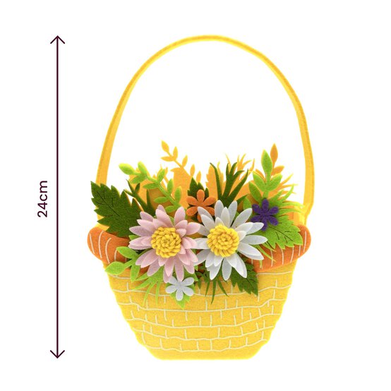 Flower Felt Bucket  image number 4