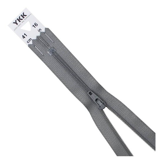YKK Light Grey Dress and Skirt Zip 41cm image number 1