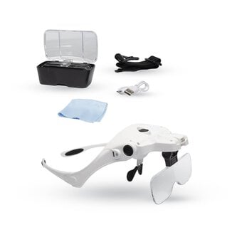 Lightcraft USB Magnifier Spectacles and Headband