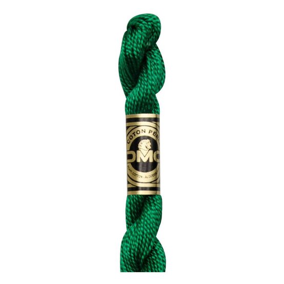 DMC Green Pearl Cotton Thread Size 5 25m (909) image number 1