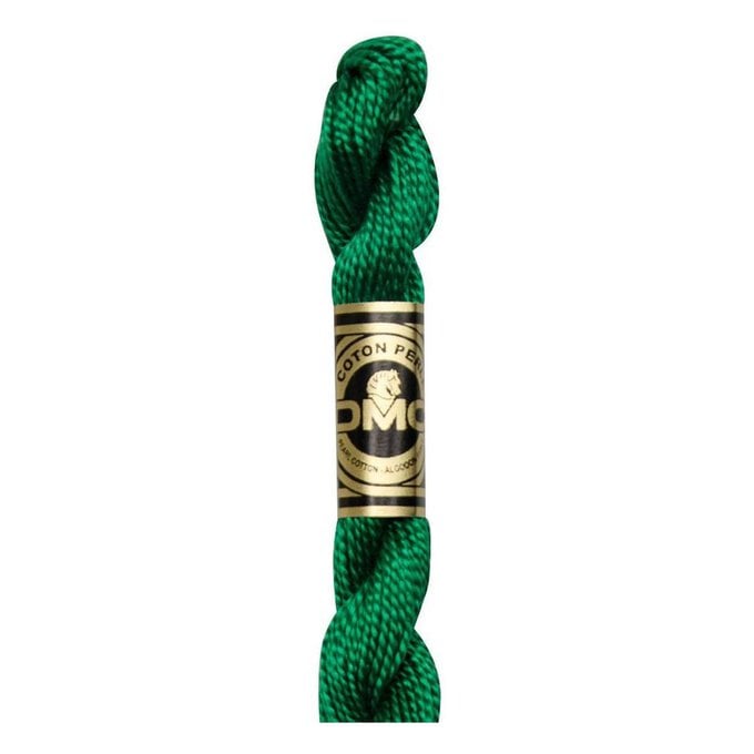 DMC Green Pearl Cotton Thread Size 5 25m (909) image number 1