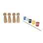 Paint Your Own Wooden Peg Occupations Kit 4 Pack  image number 3