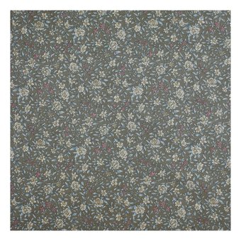 Sevenberry Olive Cotton Lawn Fabric by the Metre