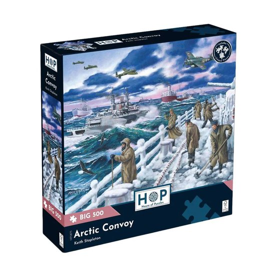 Arctic Convoy Big 500 Jigsaw Puzzle 500 Pieces image number 1