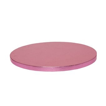 Cerise Pink Round Cake Drum 10 Inches