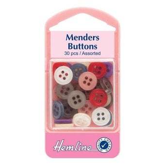 Hemline Mender Buttons 30 Pack