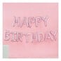 Ginger Ray Pink Happy Birthday Balloon Bunting 2.5m image number 2