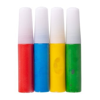 Primary Colour Suncatcher Paint Pens 6ml 4 Pack
