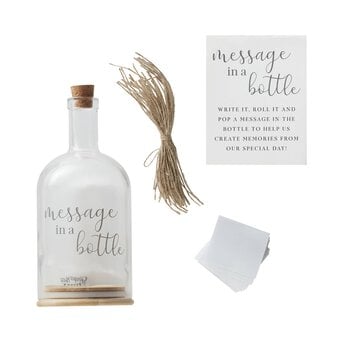 Ginger Ray Message in a Bottle Wedding Guestbook