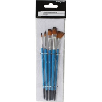 Watercolour Brushes 5 Pack image number 3