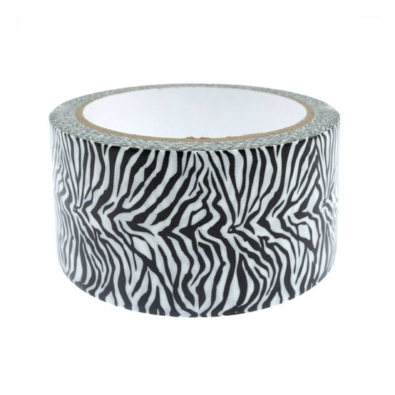 Zebra Print Duct Tape 48mm x 10m  image number 3