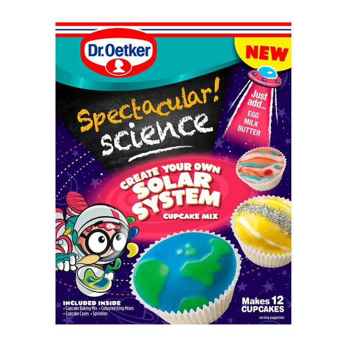Dr. Oetker Spectacular Science Solar System Cupcake Mix 360g image number 1