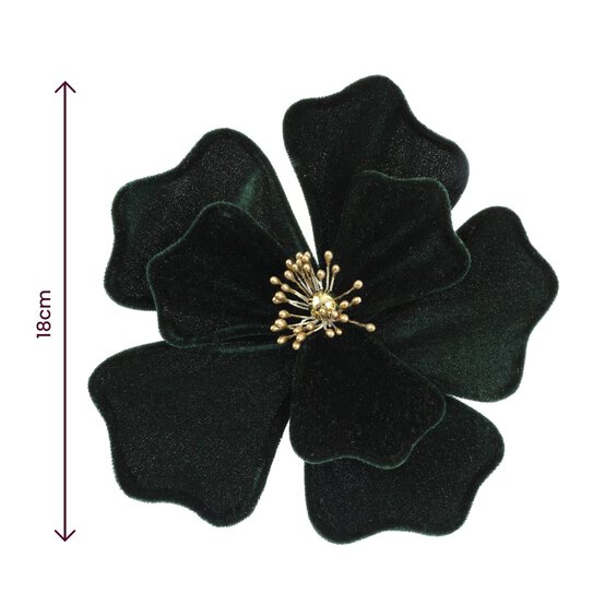 Green Flower Clip 18cm image number 4