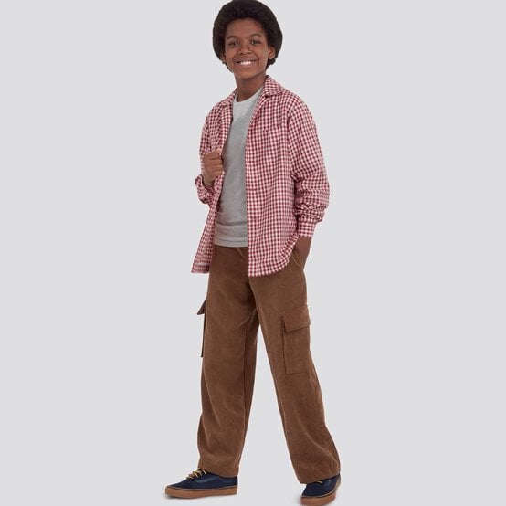 Simplicity Kids&rsquo; Shirt and Trousers Sewing Pattern S9201 (3-6) image number 3