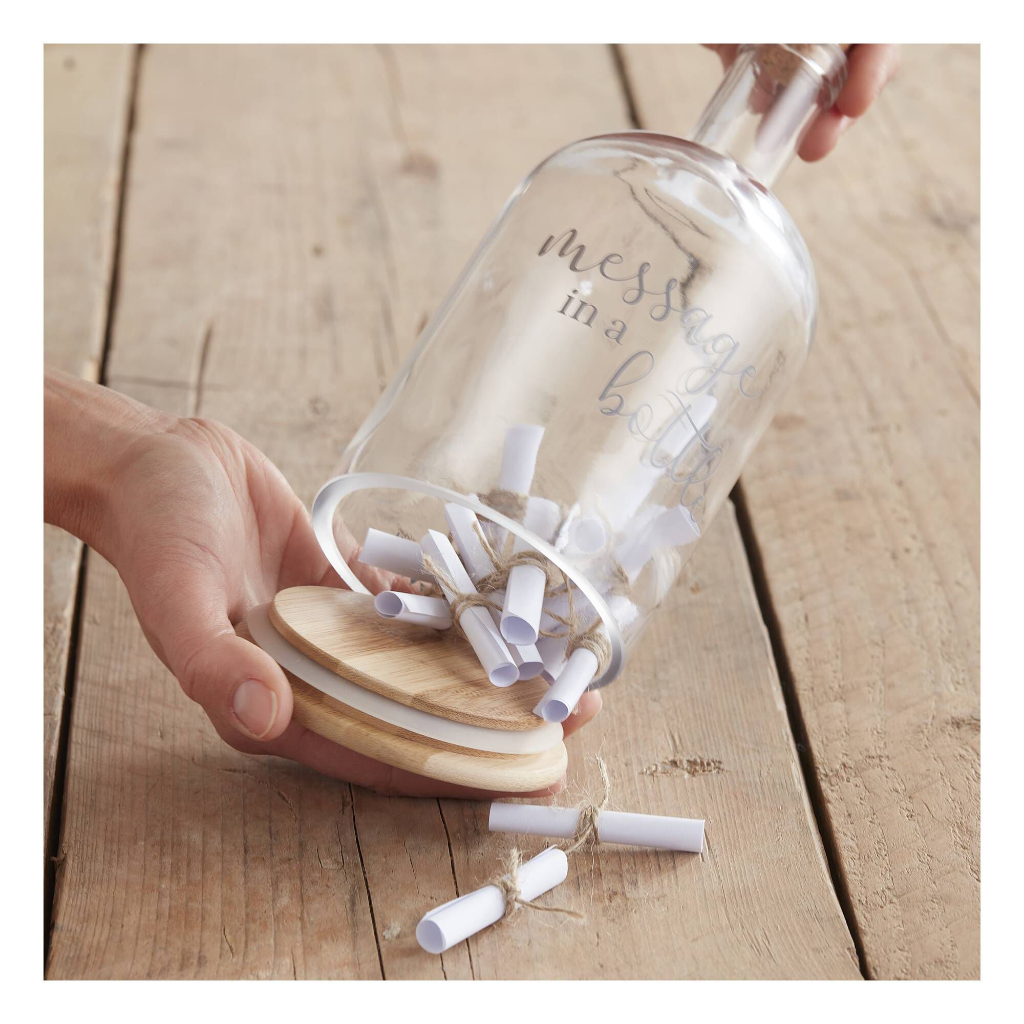 Ginger Ray Message in a Bottle Wedding Guestbook Hobbycraft