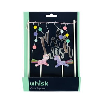 Whisk Make a Wish Cake Toppers 3 Pieces image number 5