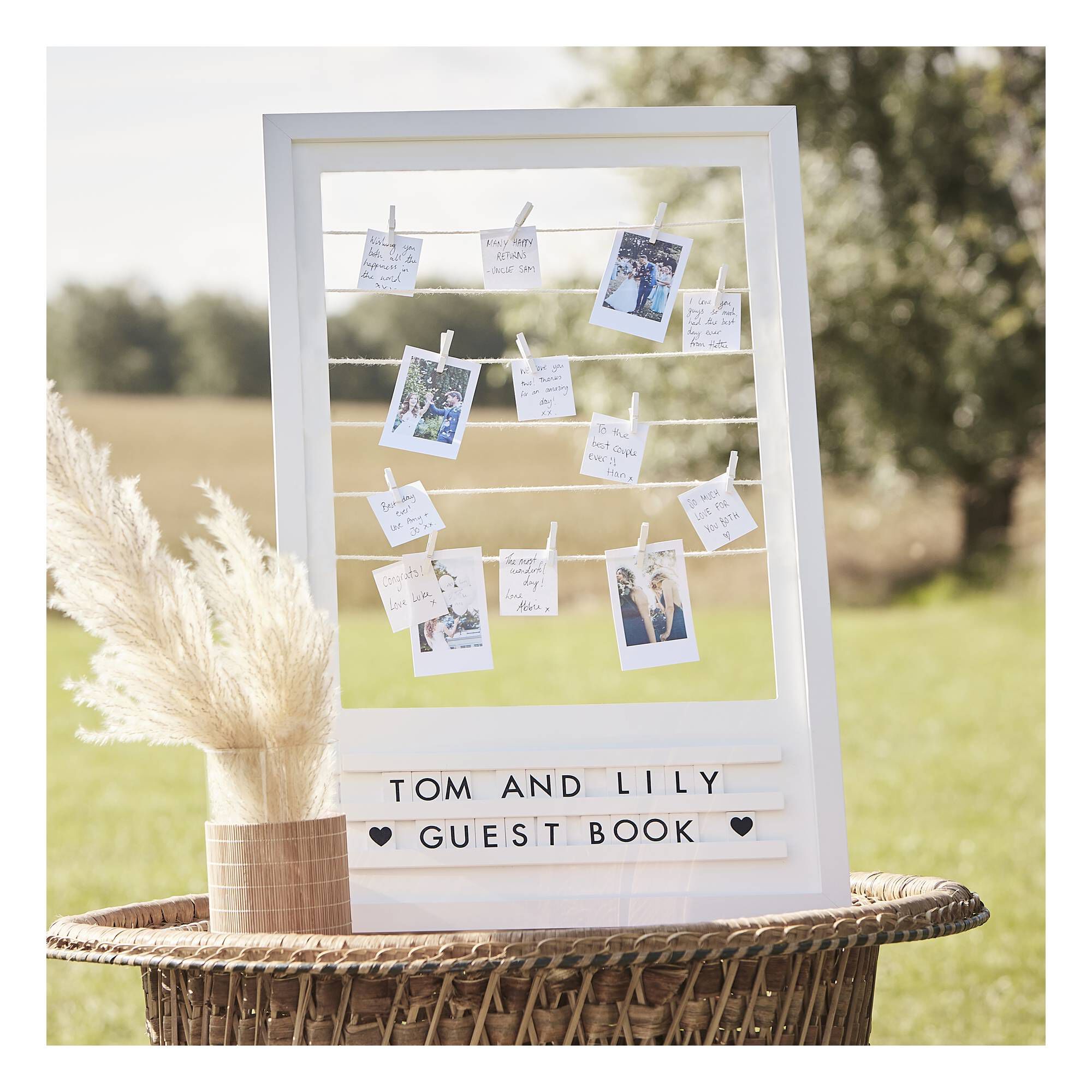 Ginger Ray Customisable Frame Wedding Guestbook Hobbycraft