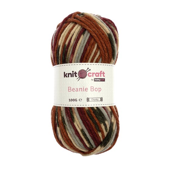 Knitcraft Autumn Amber Beanie Bop 100g  image number 1