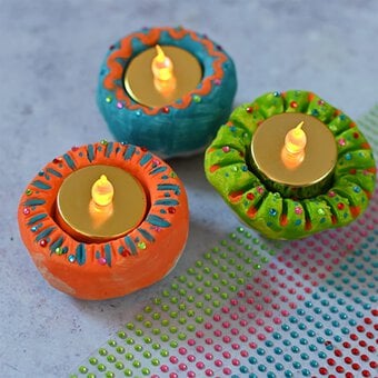 How to Make a Clay Diya Lamp