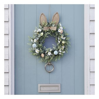 Bunny Ears Eucalyptus Wreath 54cm