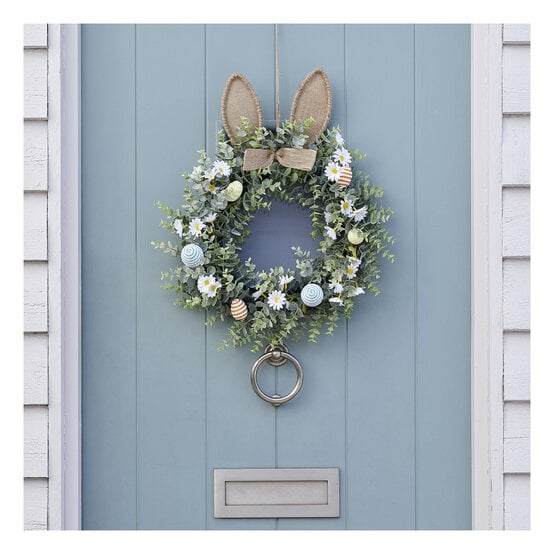 Bunny Ears Eucalyptus Wreath 54cm image number 2