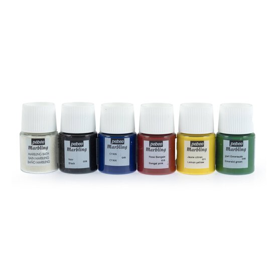 Pebeo Marble Effect Paint Set image number 1