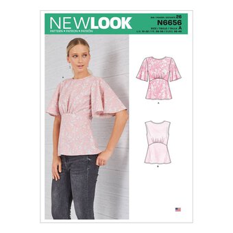 New Look Women's Flared Top Sewing Pattern N6656