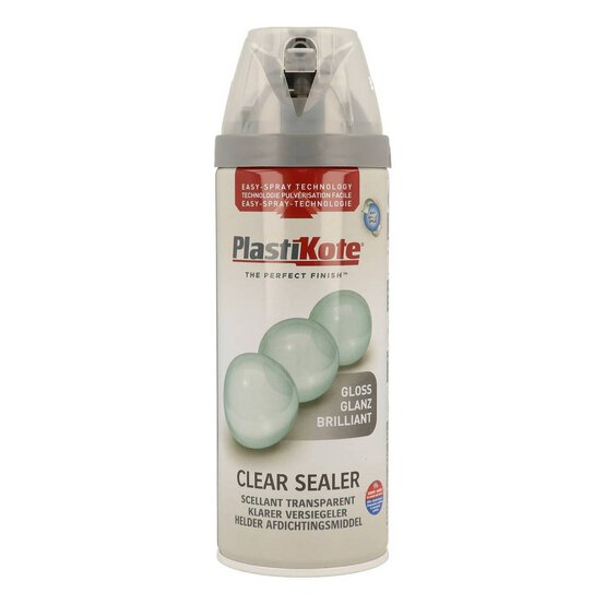 PlastiKote Twist and Spray Gloss Sealer 400ml image number 1