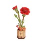Rowood Red Carnation Wooden Flower Kit image number 2