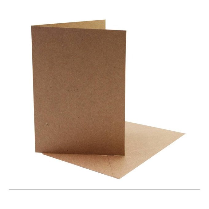 Kraft Cards and Envelopes 5 x 7 Inches 30 Pack