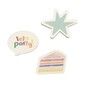 Let&rsquo;s Party Wooden Toppers 3 Pack image number 1