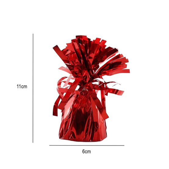 Red Foil Balloon Weight 170g image number 2