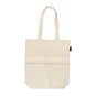 Natural Cotton Tote Shopping Bag with Pocket 38cm x 42cm x 10cm image number 1