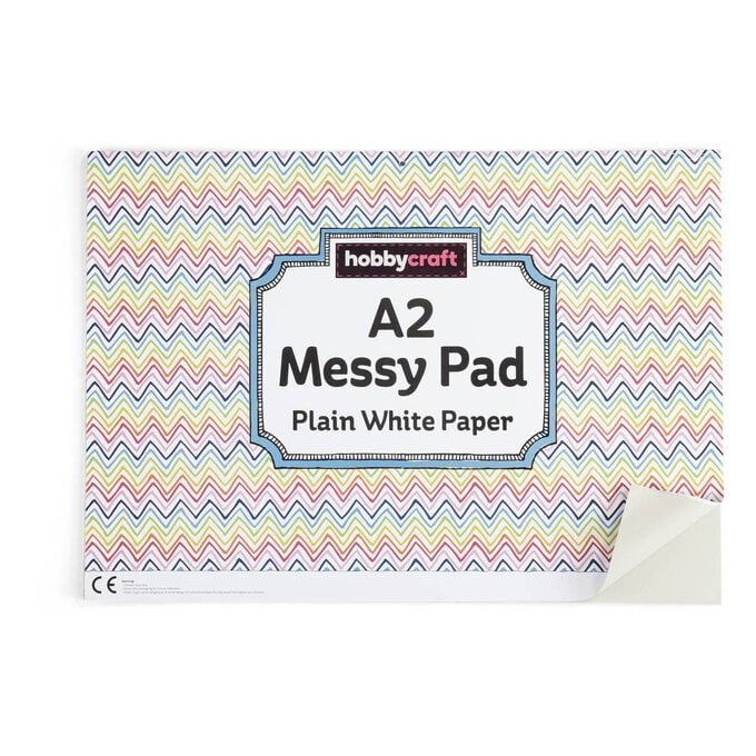 Messy Paper Pad A2 25 Sheets
