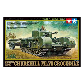 Tamiya British Tank Churchill Mk.VII Crocodile Model Kit 1:48