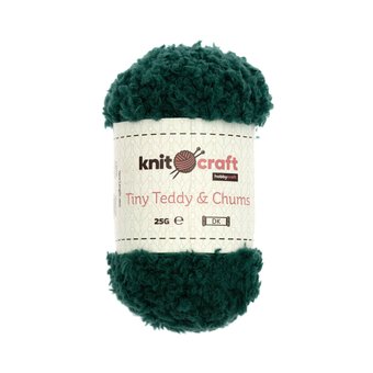 Knitcraft Dark Green Tiny Teddy & Chums 25g