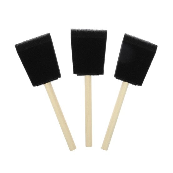 Foam Brushes 5cm 3 Pack image number 1