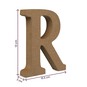 MDF Wooden Letter R 13cm image number 4