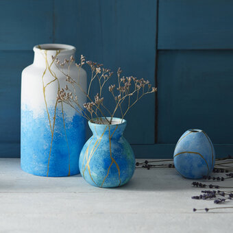 How to Make Faux Wabi-Sabi Vases