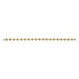 Gold 4mm Plain Pearl Beading by the Metre image number 1