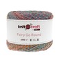 Knitcraft Blue Natural Pink Fairy Go Round Aran Yarn 150g image number 1