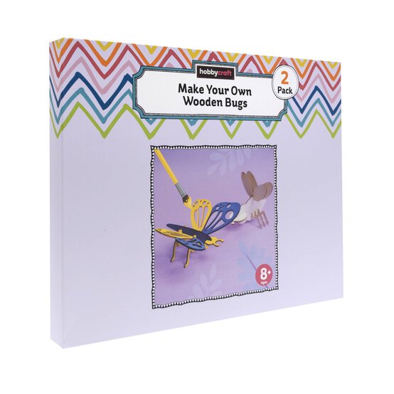 Make Your Own Wooden Bugs Kit 2 Pack image number 1