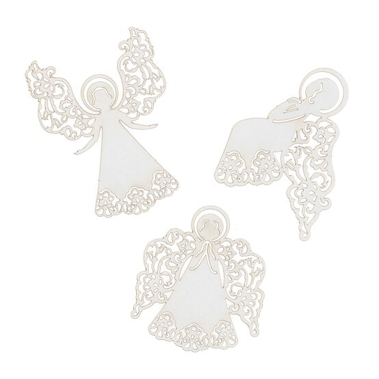 Lace Angel Card Toppers 3 Pack image number 1