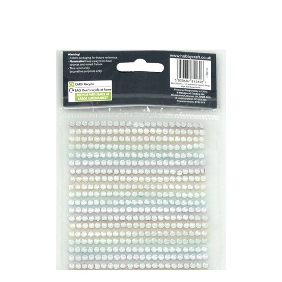 Rainbow Adhesive Gem Strips 4mm 47 Pack image number 4