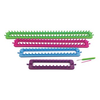 Rectangle Knitting Loom Set 6 Pieces