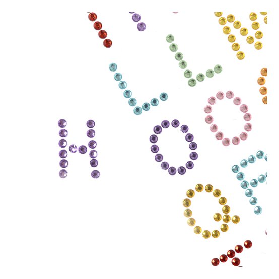 Rainbow Gem Alphabet Stickers image number 3