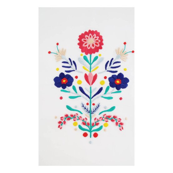 FREE PATTERN DMC Floral Bouquet Embroidery 0187 image number 1