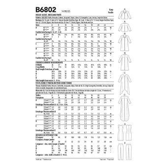 Butterick Jacket and Dress Sewing Pattern B6802 (6-14)