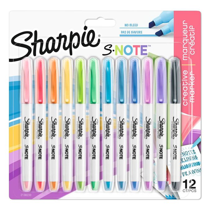 Sharpie S-Note Marker Pens 12 Pack image number 1